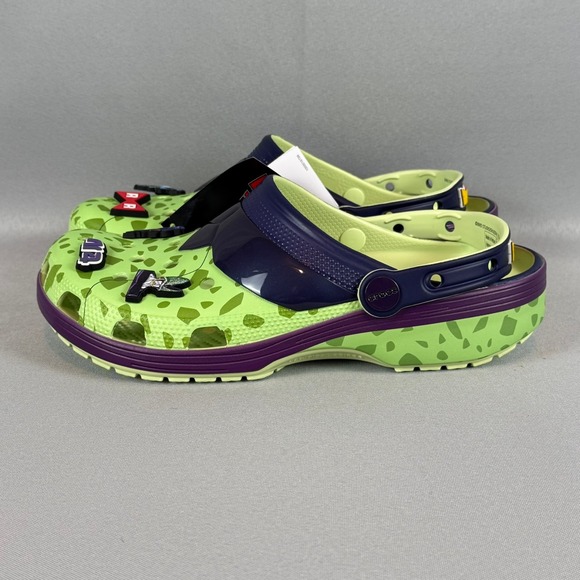 Crocs Cell Dragon Ball Z Classic Clog Mens 9 Green Purple W11 211205-90H New NIB - Picture 3 of 9